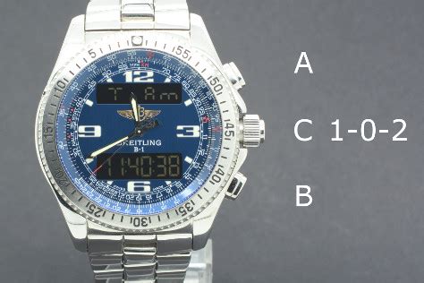 breitling b1 synchronize analog digital|Breitling hand calibration.